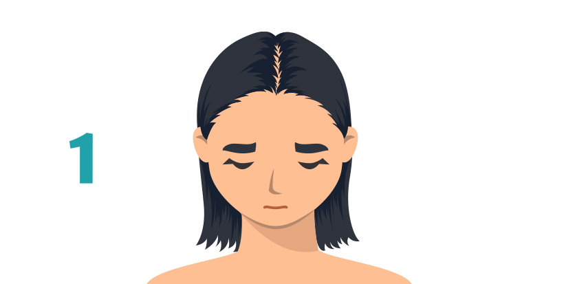 hair tattoo for ladies